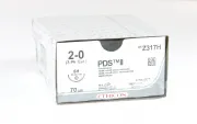 Nahtmaterial PDS II violett monofil, 6-0, V18, 70 cm Faden (3 Dtz.) resorbierbar (Z991H)