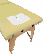 Nasenschlitz-Vlies-Gesichtsauflage für Massageliegen weiß 35 x 40 cm (500 Stück)