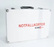Notfallkoffer EuroSafe® Praxis mit Sauerstoff-Beatmungseinheit und Füllsortiment DIN 13157