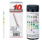 SERVOTEST 10 Urinteststreifen (100 Teststreifen) 10 Parameter
