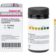 Vaginal-pH-Teststreifen Servotest, pH 4,0–7,0, 100 Stück