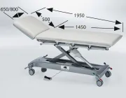 SCHMITZ varimed Untersuchungsliege elektrische Höhenverstellung, 65 cm breit karibikblau 82